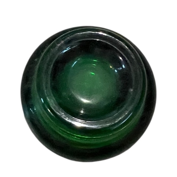 Vintage Mid Century Italian set of4 aperitif/shot glasses In emerald Green - Picture 7 of 8